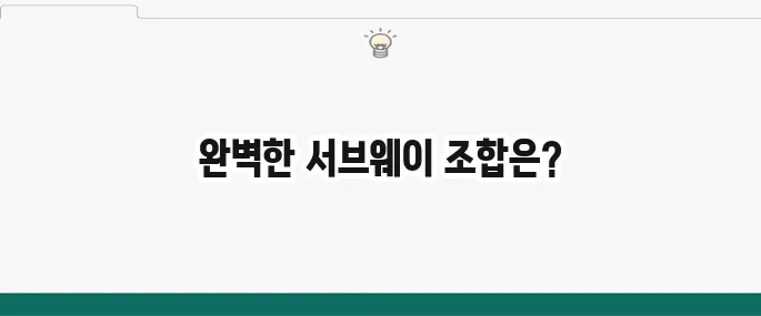 서브웨이 꿀조합 추천: 숨은 꿀팁과 인기 메뉴 조합