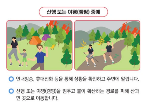 실시간 산불 현황 지도 보는 방법