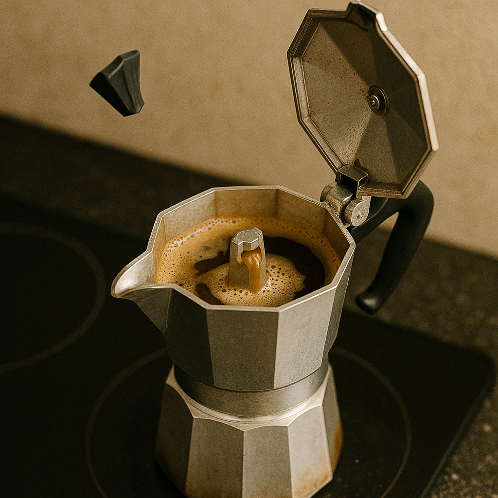 [그림 모카포트 추출 사진]