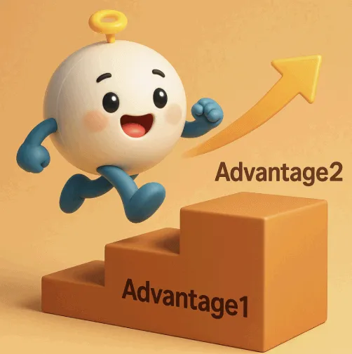 &lsquo;Advantage1에서 Advantage2로 진화하는 흐름&rsquo;을 나타내는 웹배너 이미지. 이 이미지는 계단을 오르는 큐비트 캐릭터를 통해 양자 어닐링 시스템의 발전 단계를 직관적으로 보여주며, 블로그의 &lsquo;D-Wave Advantage 시리즈 기술 진화&rsquo; 주제와 관련된 내용을 설명함 (advantage1, advantage2, quantum evolution)