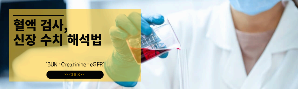 임상병리학 ; "BUN · Creatinine · eGFR 수치, 정상일까? "신장 건강, 혈액 검사 결과 해석법"