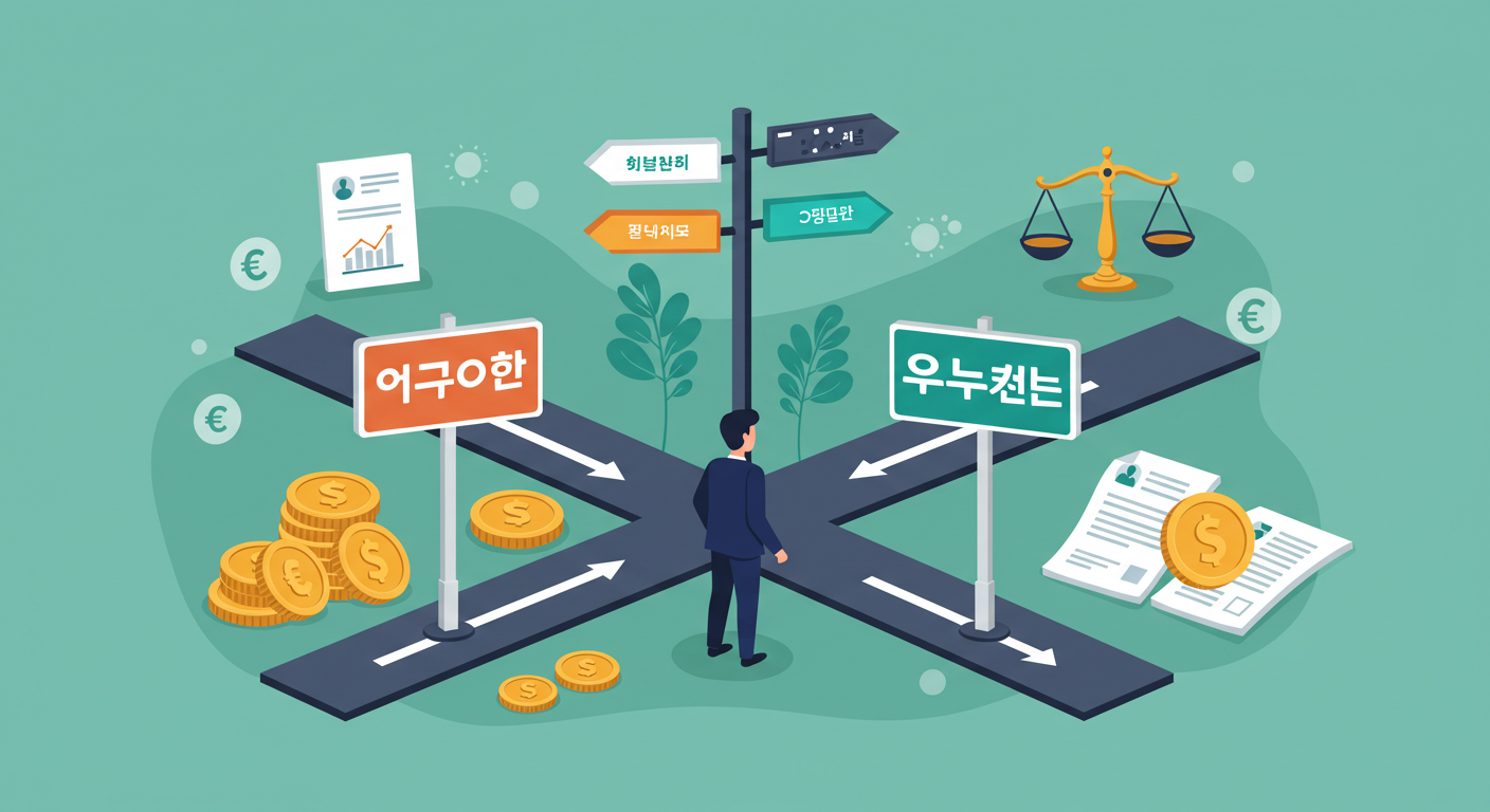 새출발기금 vs 개인회생&amp;#44; 나에게 맞는 채무조정은 무엇일까?