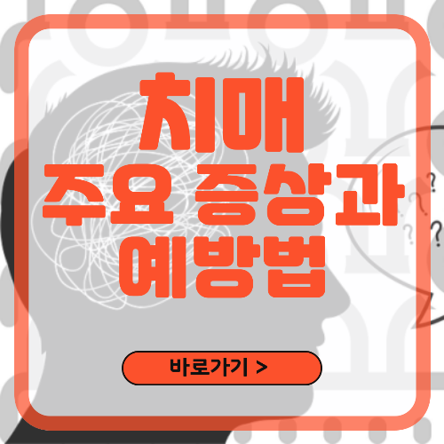 치매의 주요 증상과 예방법