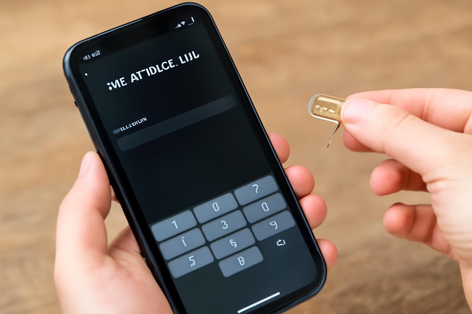 유심 비밀번호 변경