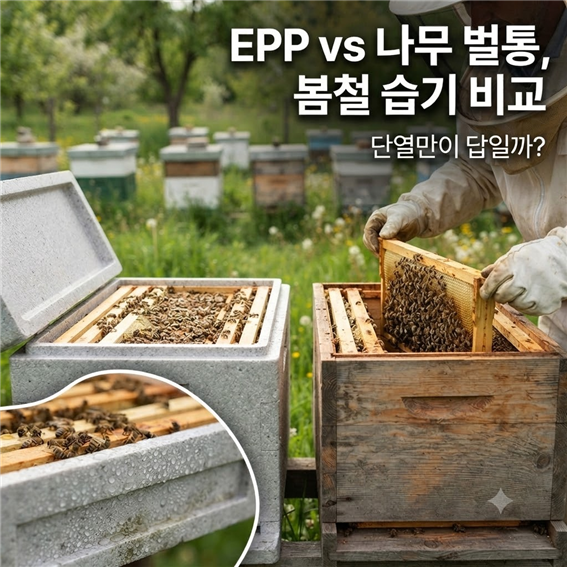 EPP와 나무 벌통 비교 기록 시작
