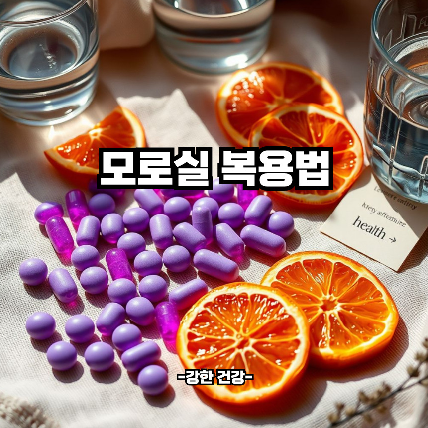 모로실 복용법