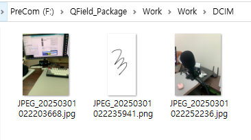 QField 현장사진 연습