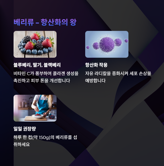 베리류 – 항산화의 왕