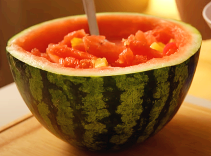 사이다 수박화채