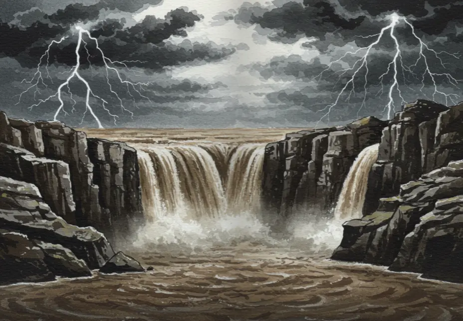 폭포가 쏟아지는 꿈 해몽