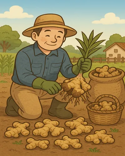 생강 수확 시기 및 보관 방법31