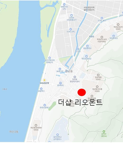 엄궁동 더샵리오몬트 기타 입지