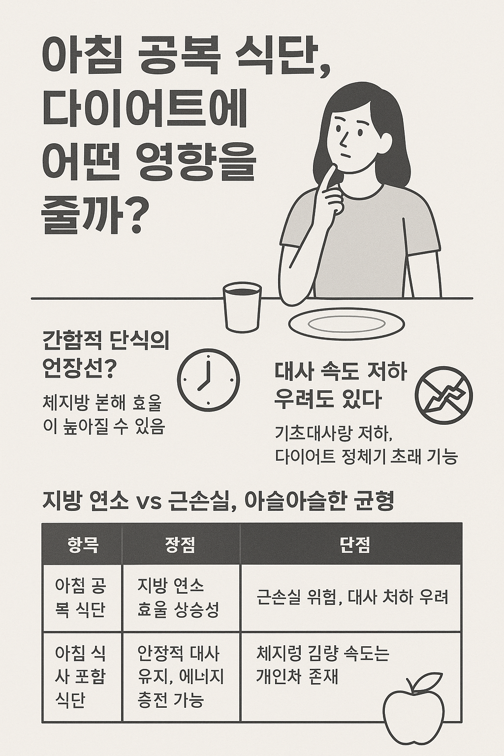 아침 공복 식단, 다이어트에 어떤 영향을 줄까?
