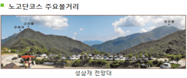 지리산 쉬운코스 노고단