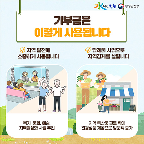 합천 고향사랑기부제 혜택