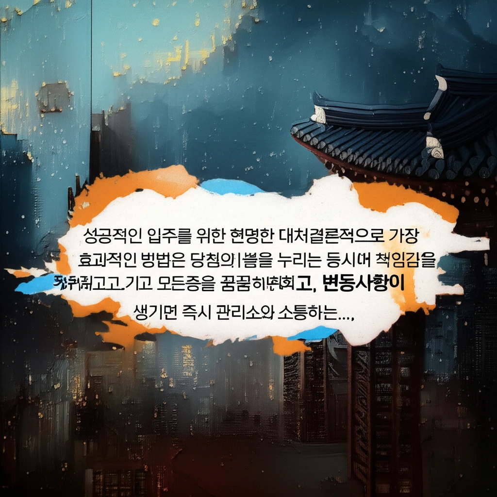 칠곡왜관4단지 국민임대 예비입주 후기..