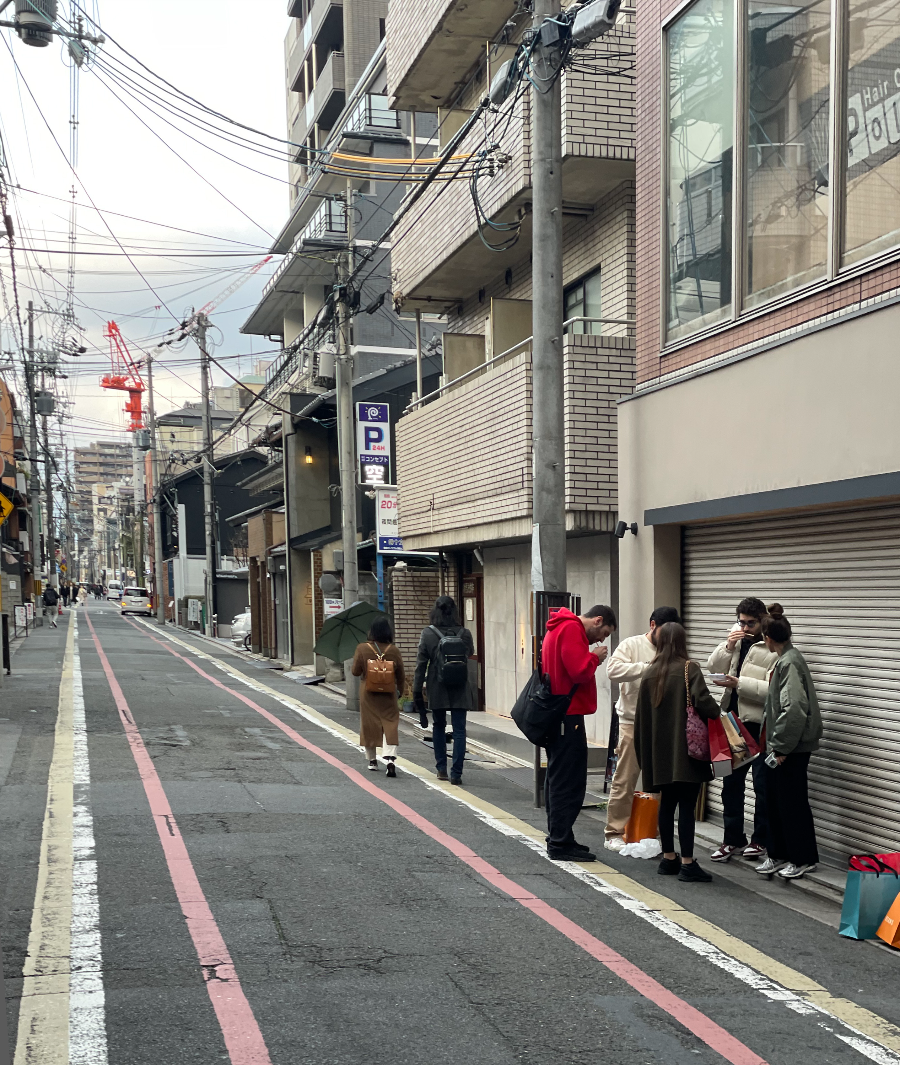 니시키 시장 다코야끼 시식