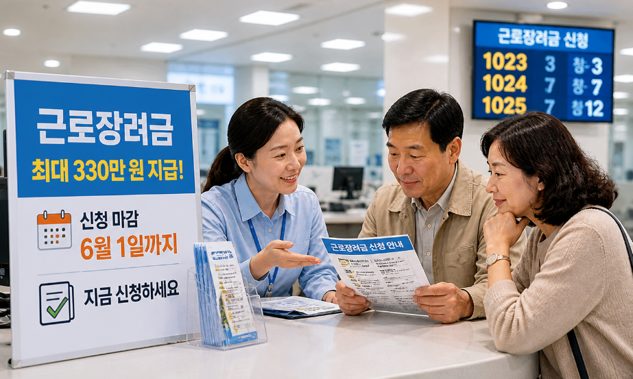 근로장려금 최대 330만원 6월 전 100% 받는 법
