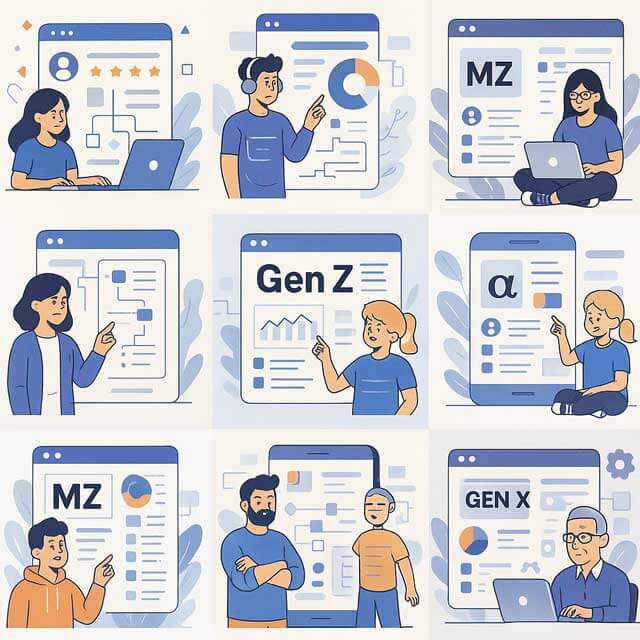 세대별 UX 설계