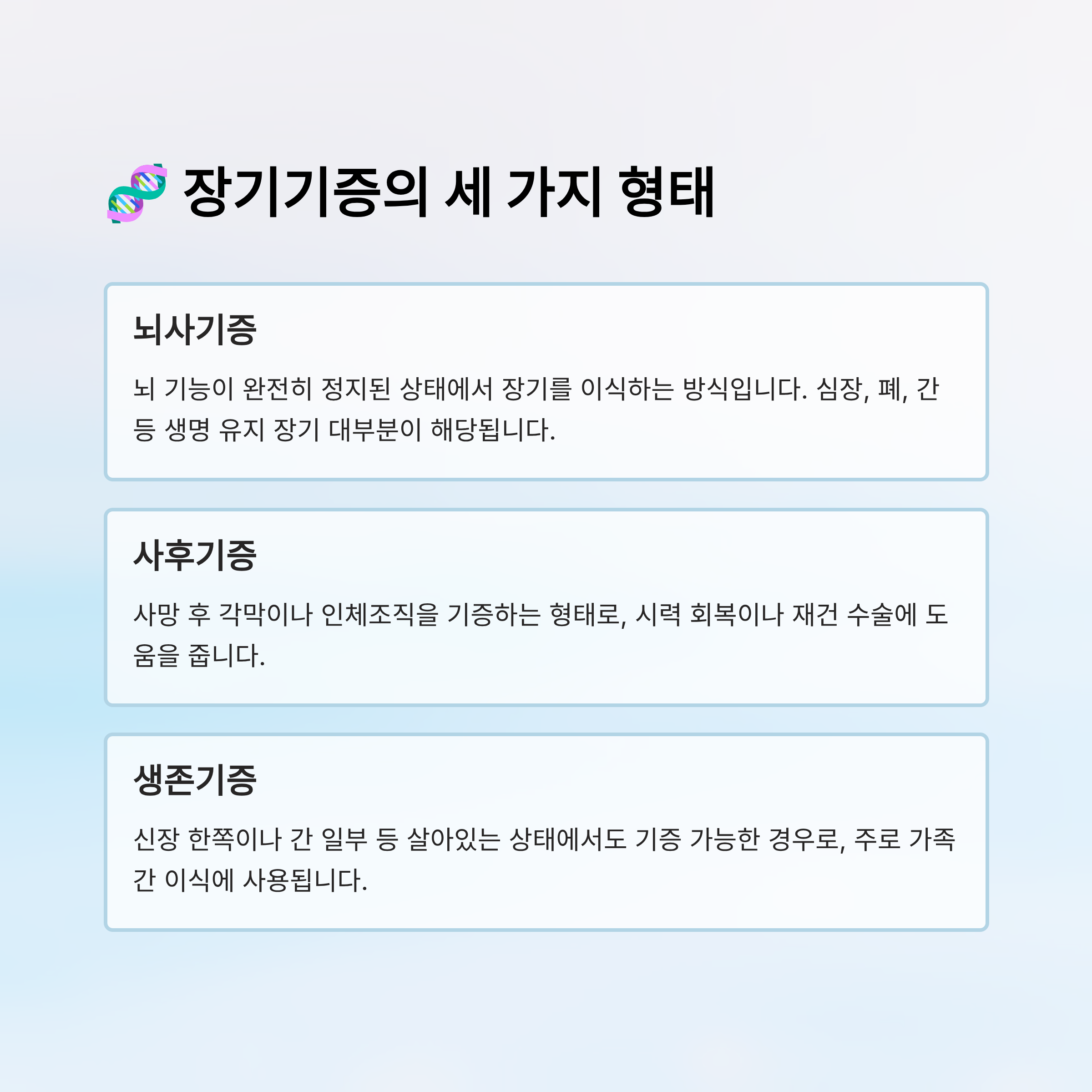 장기기증 신청방법 알아보기