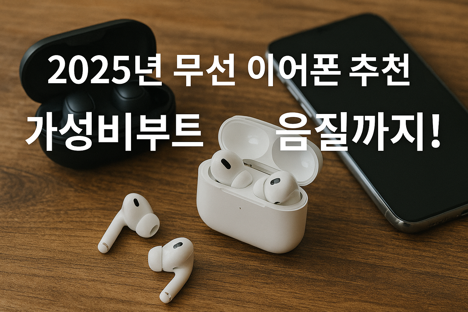 2025년 무선 이어폰 추천 가이드: 가성비부터 음질까지! 관련 이미지