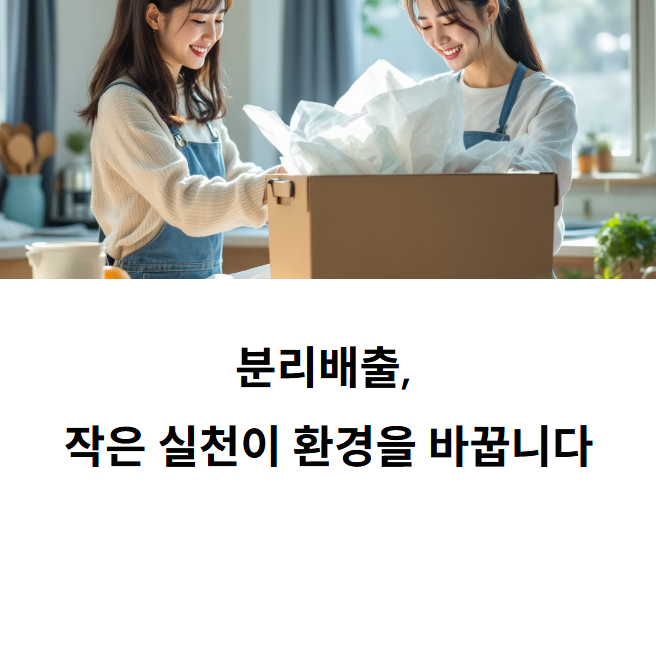 기후행동 기회소득 l 올바른 분리배출은 쓰레기를 줄이고 자원을 더 효율적으로 사용할 수 있도록 돕는다.