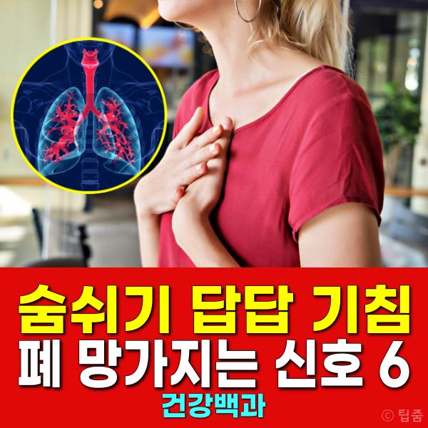 숨쉬기 답답 기침 만성 폐쇄성 폐질환 증상