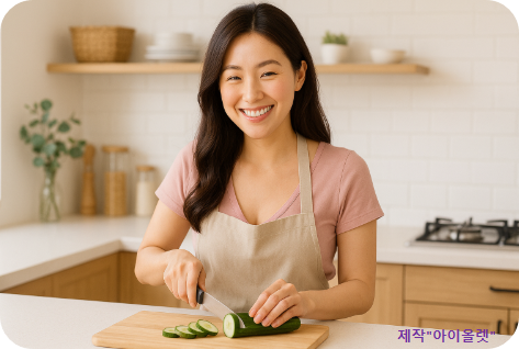 항상 위생에 철저한 주부