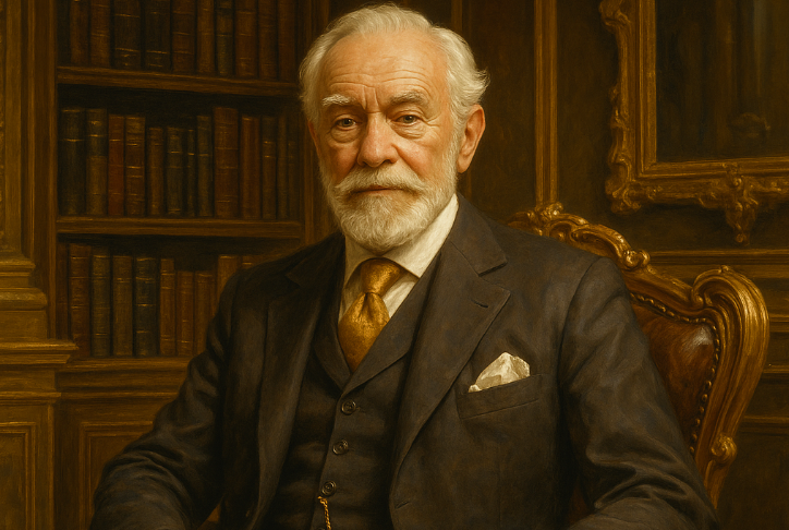 부자 노인 이미지