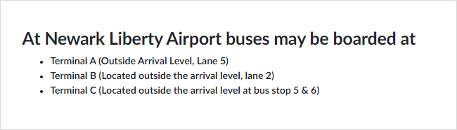 뉴웍공항에서 맨해튼 가는 방법