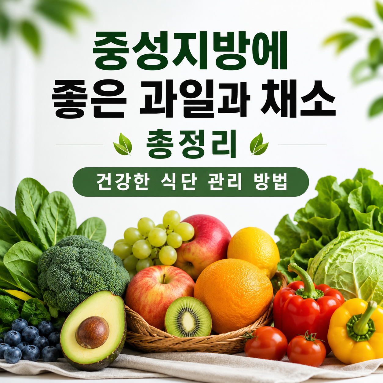 중성지방에 좋은 과일과 채소