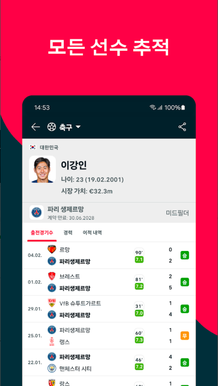 라이브스코어 앱, 플래시스코어, 실시간 스포츠 스코어