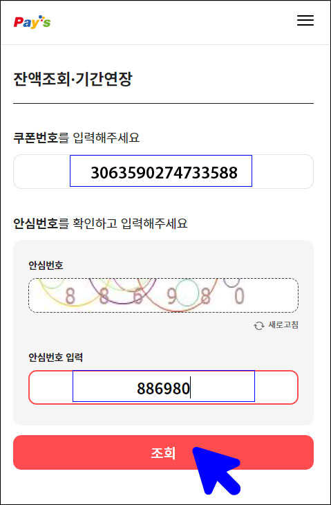 페이즈-잔액-조회