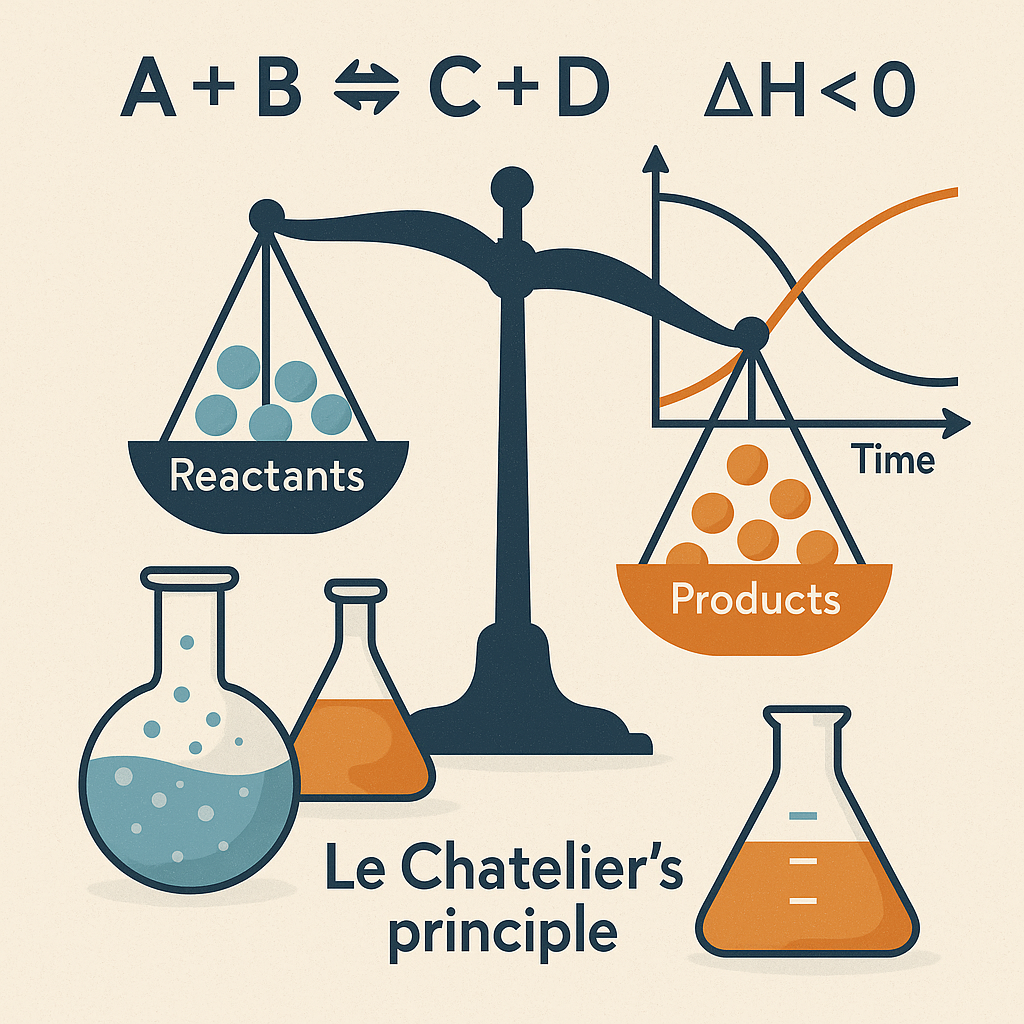 화학 평형과 평형 이동 원리가 반응 방향성과 수율에 미치는 과학적 분석