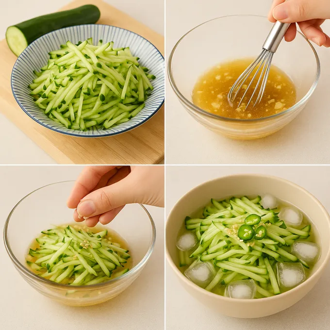 오이냉국 레시피