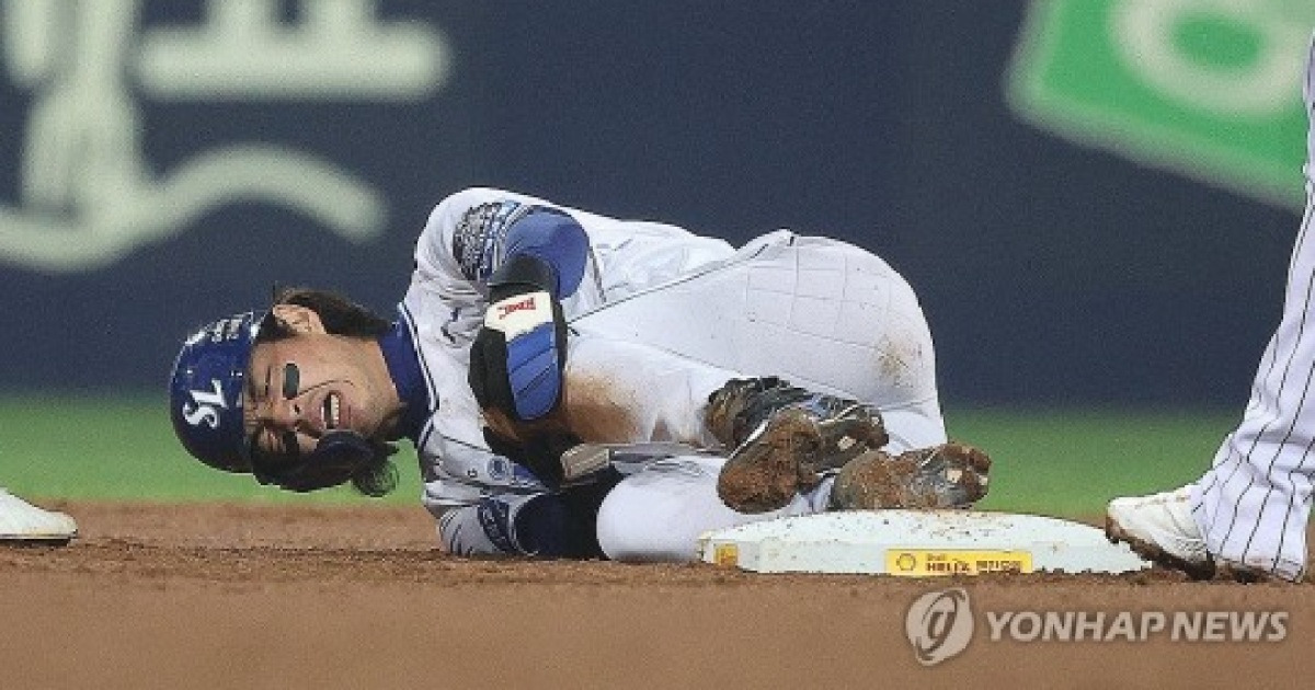 구자욱 햄스트링 부상