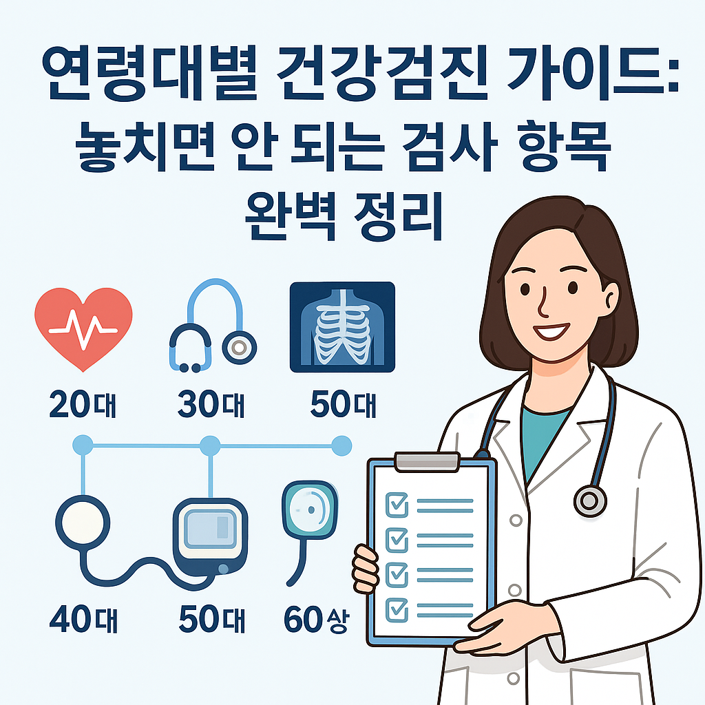 연령대별 건강검진 가이드