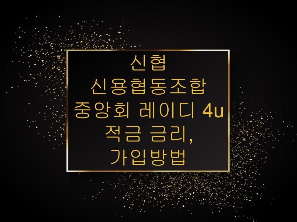 신용협동조합 중앙회 레이디 4u