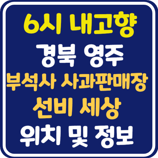 6시 내고향 영주 부석사 사과 판매장, 선비세상 정보 안내: 영주기행