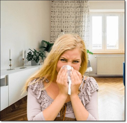 천식이 있는 여성