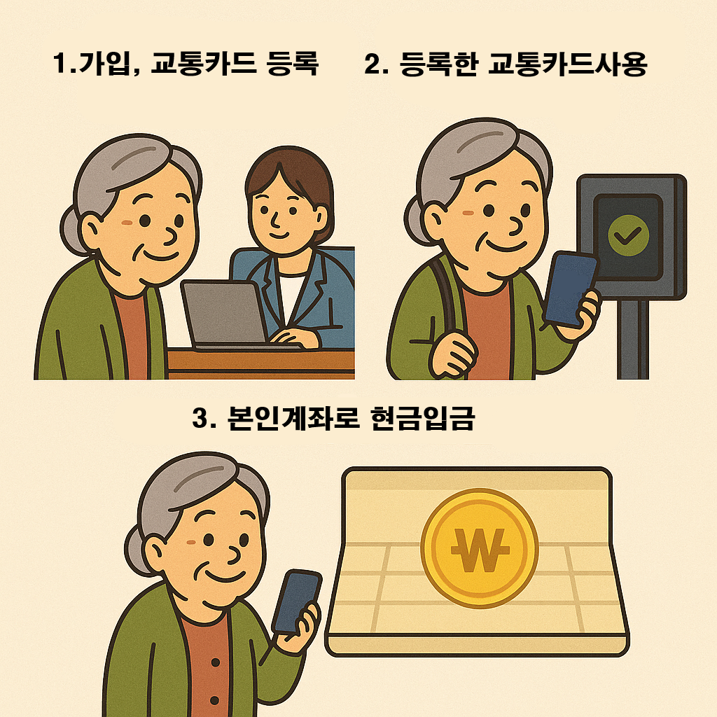 강남구 버스비 지원 과정