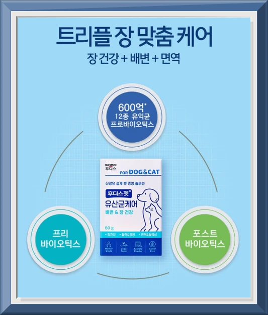 후디스펫 장케어 유산균, 강아지/고양이 장 건강 위한 선택 이미지 4