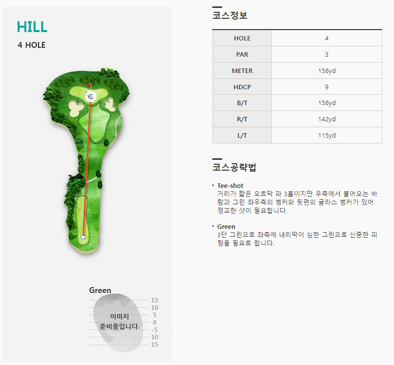 엘리시안강촌 컨트리클럽 힐코스 4