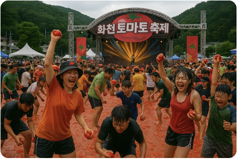 2025 화천 토마토 축제 - 여름을 붉게 물들이다! 관련 사진