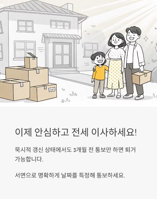 이제 안심하고 전세 이사하세요