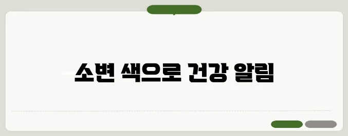 소변 색깔로 보는 건강 이상 신호일 수도 있는 색깔별 의미