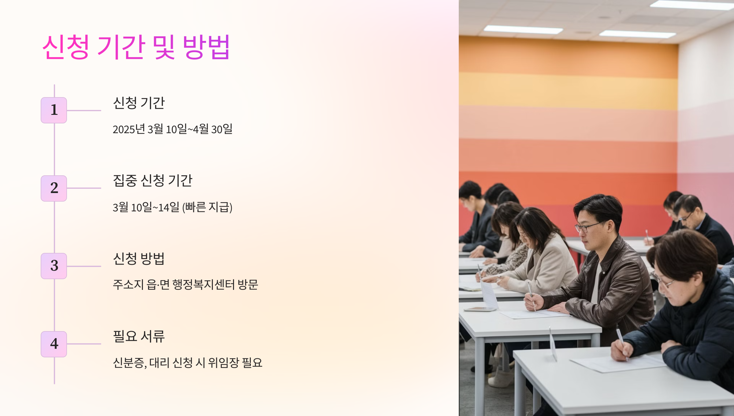 📝 신청 기간 및 신청 방법