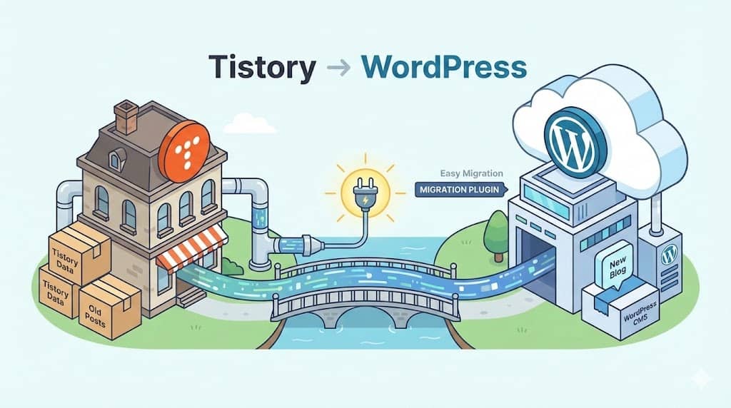 티스토리 이전 플러그인을 사용하여 티스토리를 워드프레스로 이사하는 쉬운 방법