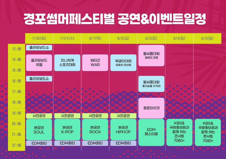 2024 경포 썸머 페스티벌