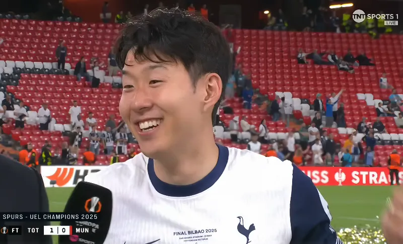손흥민토트넘우승, 토트넘유로파우승 , 손흥민인터뷰